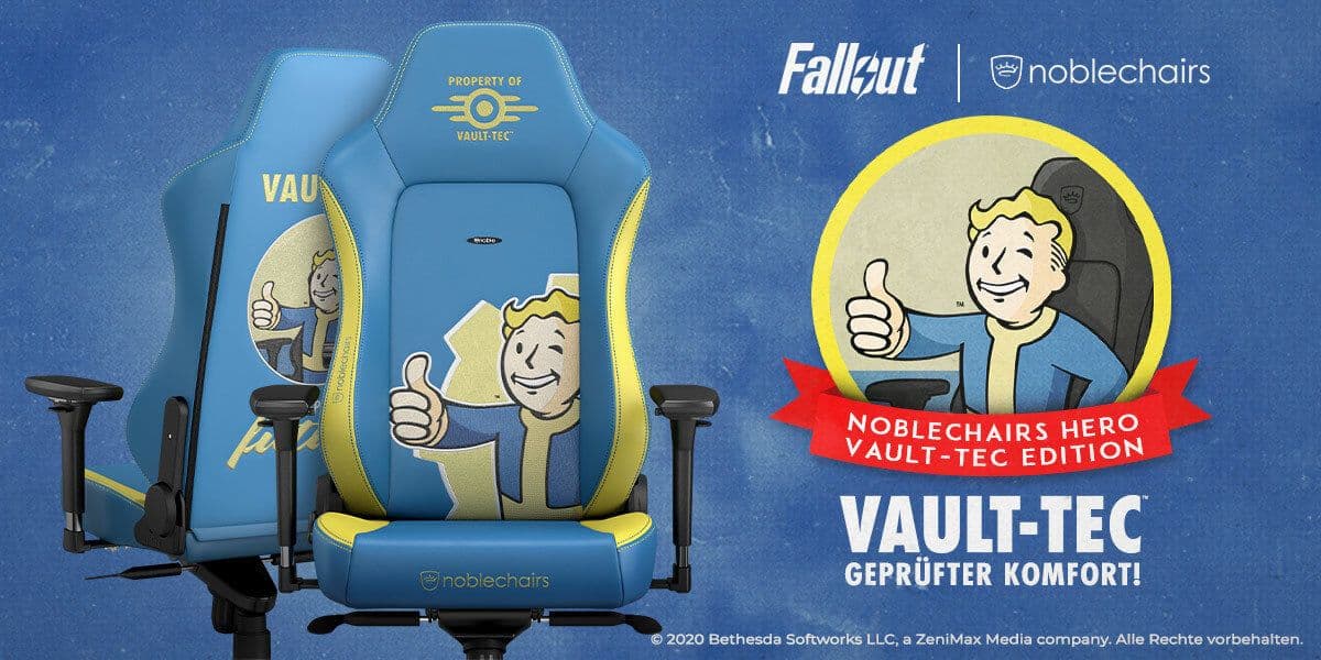 Press Release De Vault Boy Noblechairs