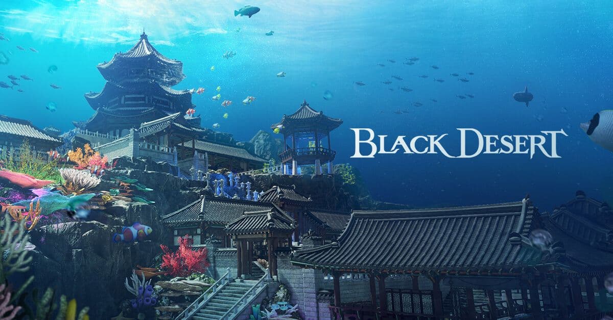 black desert online sea palace key art