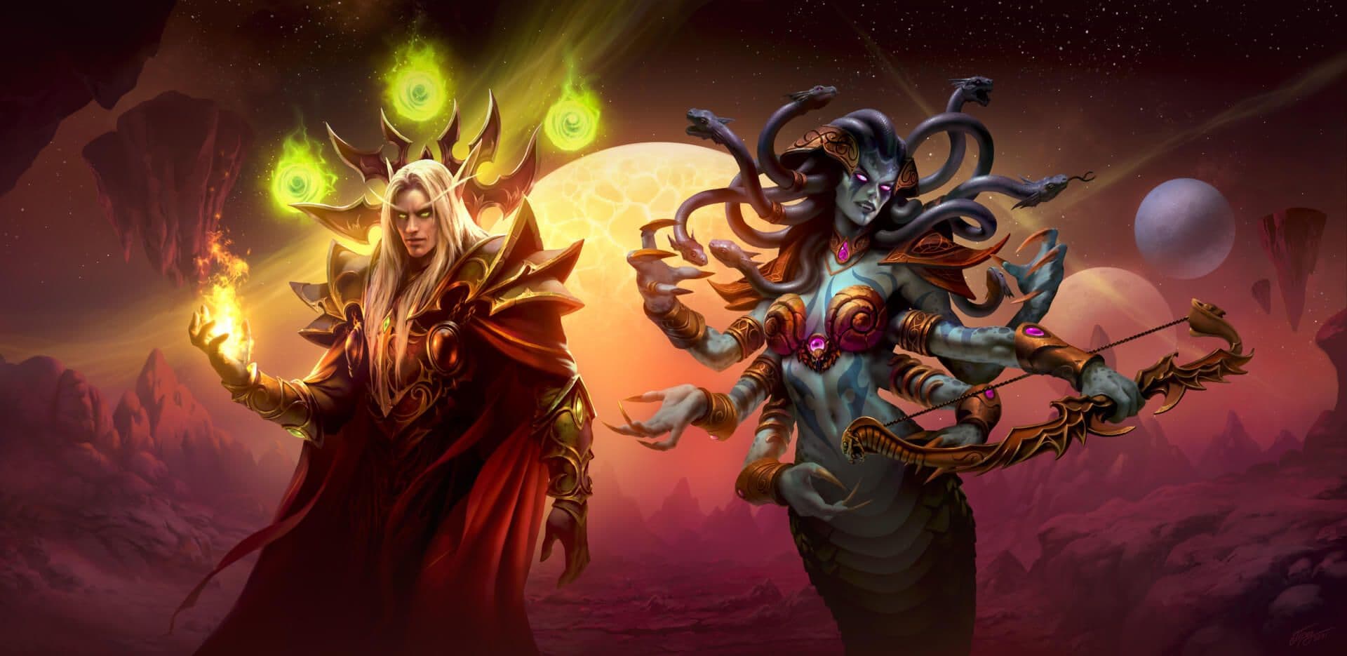 burning crusade classic generals key art