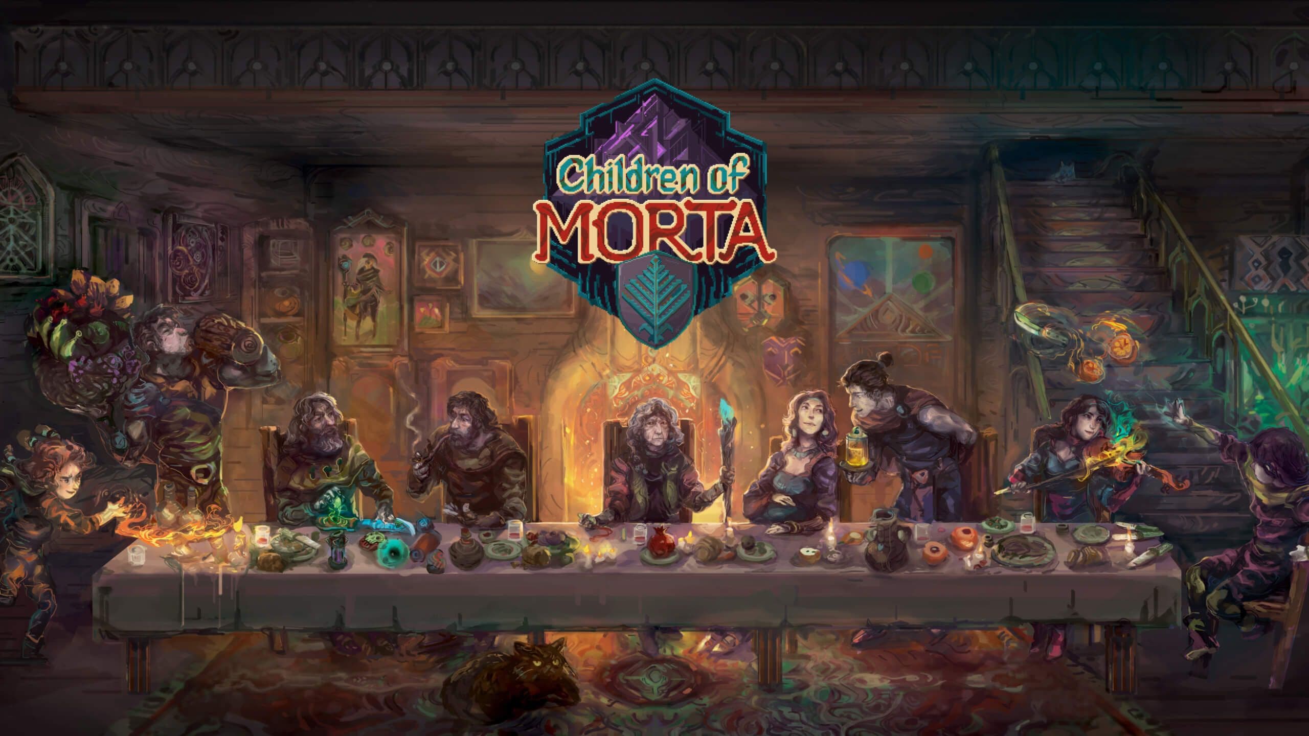 children of morta last supper artwork