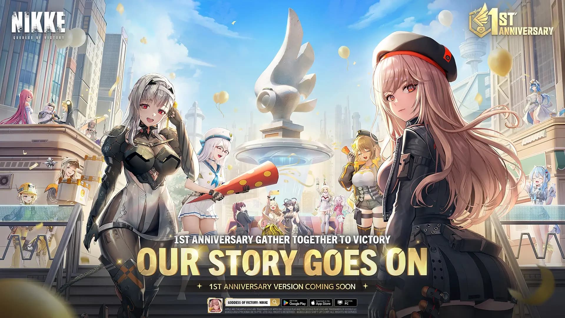 nikke 1yr anniversary visual