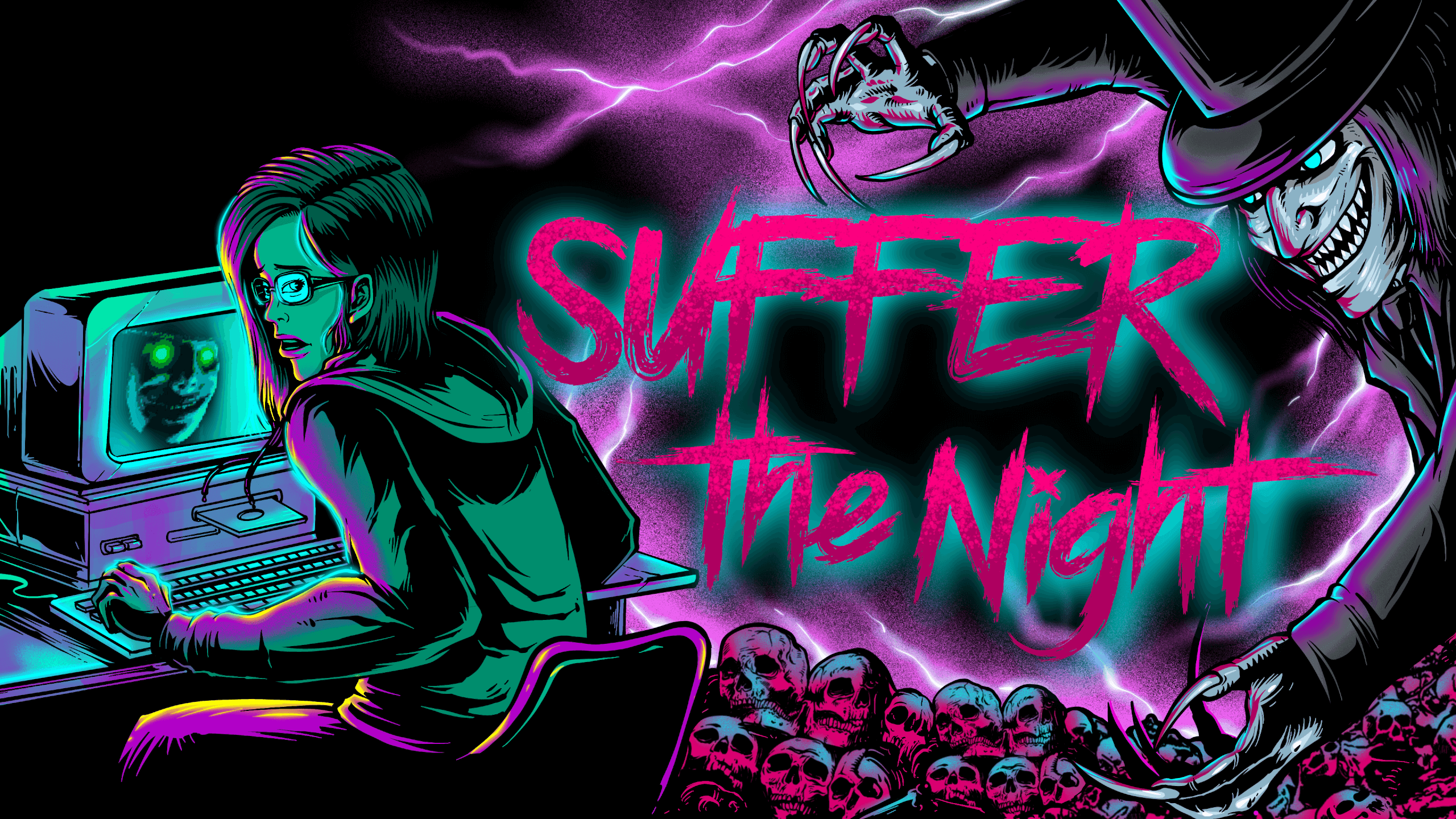 sufferthenight walllpaper neon