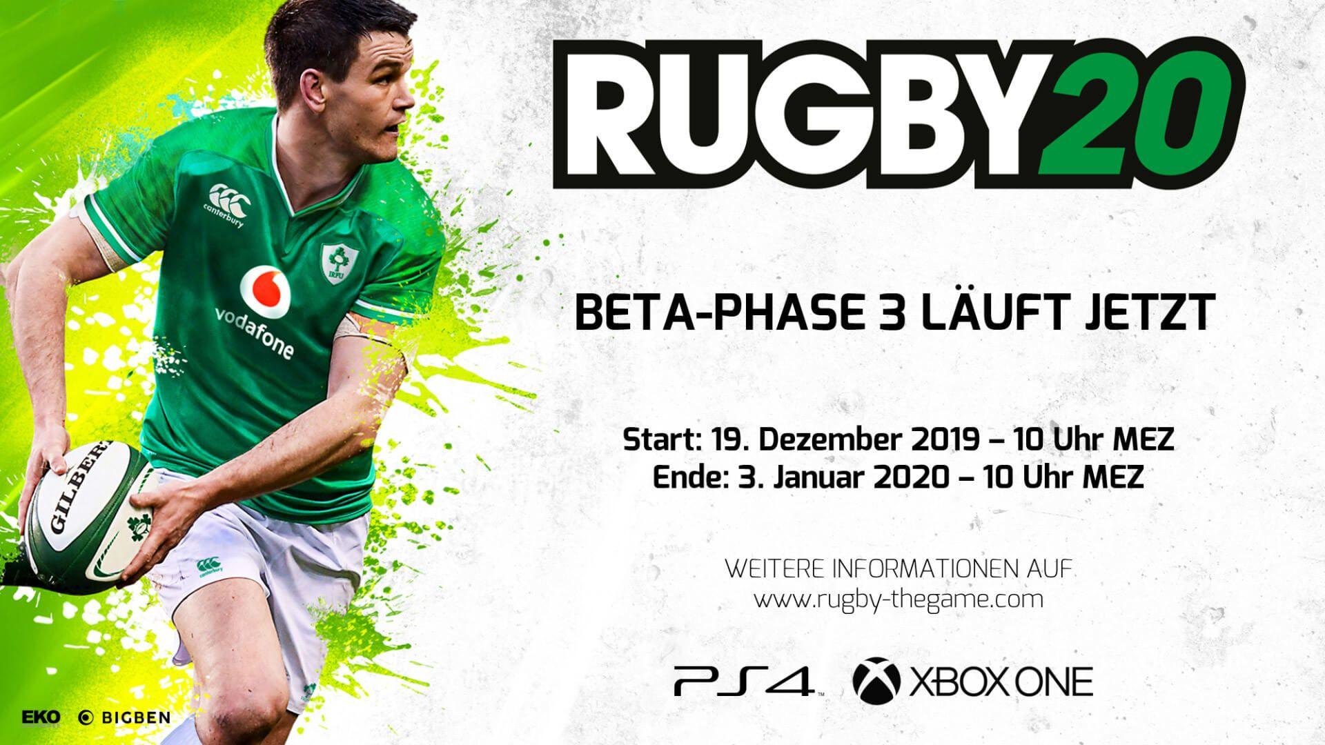 Rugby20 Beta3 Details