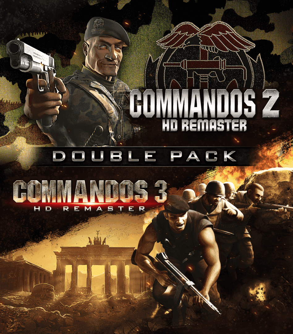 commandos 2 hd remaster commandos 3 hd remaster doublepack key artwork
