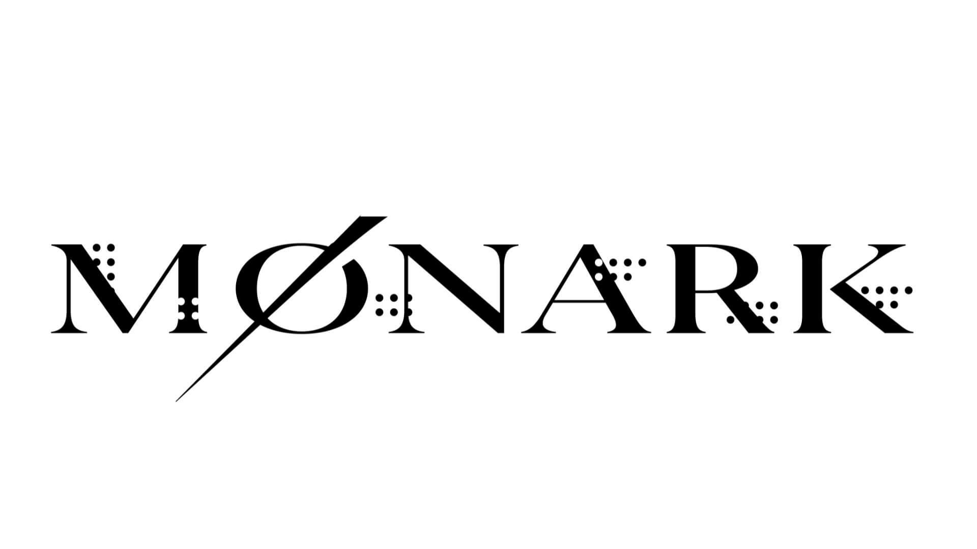 monark english logo black