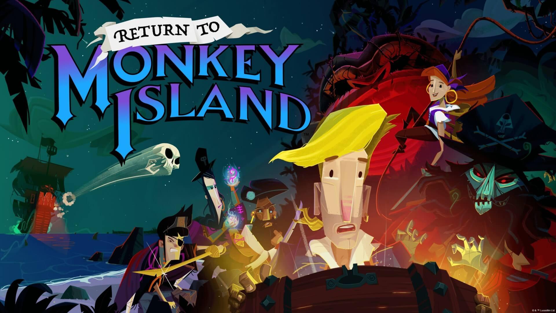 return to monkey island key art 4k